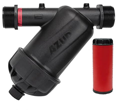 PLANTAWA Filtre À Anneau 1 pour Tuyauterie De 32Mm | Bouchon De Vidange Inclus. Capacité De Filtration 120 Mesh. Filtre Modulaire Azud 100. Irrigation Goutte À Goutte. Connexion Universelle