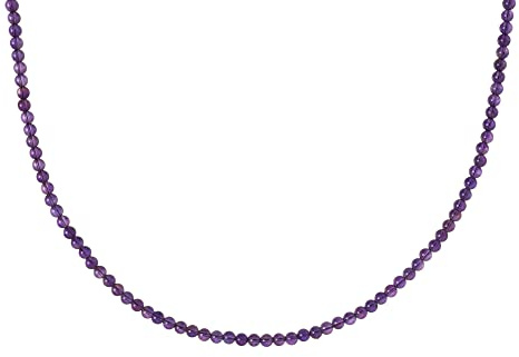 Edelstein Kette Steinkette Kugelkette 4mm - Edelstein wählbar