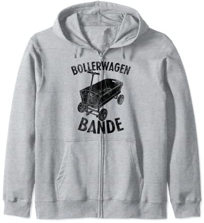 Bollerwagen Bande Vatertag Bier Kapuzenjacke