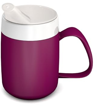 Ornamin Cup with Drinking Trick spout Attachment with Small Opening (Diameter 5 mm) (BlackBerry)