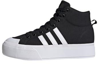 adidas Damen Bravada 2.0 Platform Mid Shoes, Core Black/Cloud White/Core Black, 40 EU