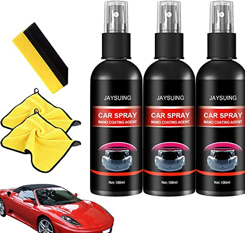 Camic Spray per auto Nano Graffi, Magic Gem Nano Spray Seal, Nano Auto Spray per la rimozione dei graffi, riparazione rapida per tutte le carrozzerie (3 pezzi, 100 g)