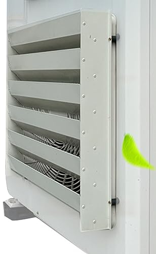 Griglie deflettori d'Aria unità Esterna del condizionatore d'Aria, Coperchio della Guida del Vento del condensatore del compressore CA, Presa d'Aria Anti-Direct Deflettore feritoie Guida del Vento
