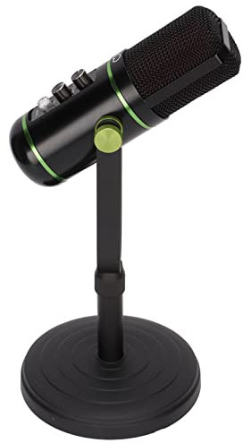Micro De Jeu à Condensateur D'ordinateur Pour PC, Microphone PC Avec Lampe De Niveaux Colorés Et Support De Bureau Résistant Aux Chocs, Micro De Bureau Pour Ordinateur Portable Pour Microphone De Jeu