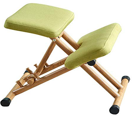 Kniestuhl - Ergonomischer verstellbarer orthopädischer Haltungskorrekturstuhl aus Holz für Zuhause und Büro - Korrekte Sitzhaltung und Verbesserung der Sicht - Vielseitiges und komfortables Design
