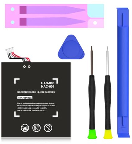 Améliorée Batterie HAC-003, 5180mAh Batterie de Remplacement pour Nintendo Switch 2017 Console de Jeu HAC-001 HAC-A-BPHAT-C0 HAC-S-JP Batterie Interne
