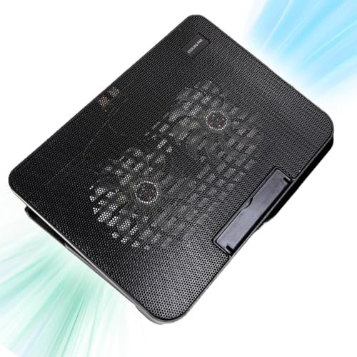 Laptop Stand Fan, 15.6 Inch Notebook Cooler Pad, Stable Laptop Cooling Pad, Computer Cooler Stands, Silent Laptop Cooling Holder, Avoid Overheating Laptops Stand for Avoid Overheating