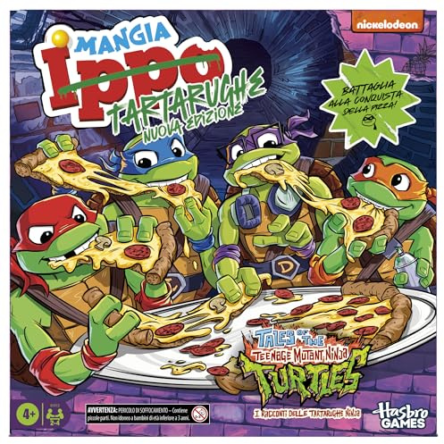 Mangia Ippo: Tartarughe Ninja Edition, gioco da tavolo - versione italiana