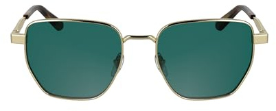 Calvin Klein Unisex Adult Sunglasses CK25100S - Light Gold with Solid Green Lens