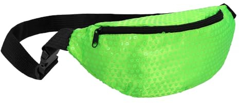 Boland - Sac banane rétro en couleurs néon, sac pour la fête à thème des années 90, sac ventral idéal pour les festivals, les costumes et la vie quotidienne