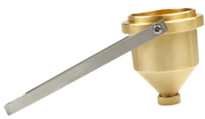 Sharplace Viskositätsbecher, tragbar, professionell, leicht, zum Testen der Viskosität, robustes Kupfer, robuste Farbe, 4 Tassen, Handgerät
