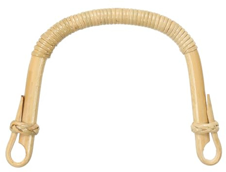 sourcing map Bamboo Teapot Handle U-Shape Handle Replacement for Span 4.3-5.1 Inch Ceramic Pottery Tea Pots Tea Kettle Accessories Supplies, Rattan Winding