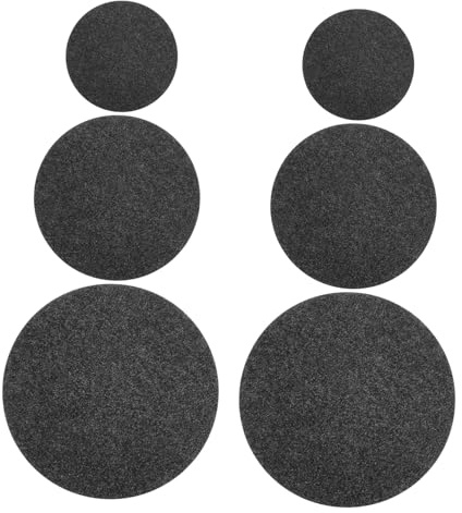 SUPVOX 6 pièces Lot de sous Pots Feutre Rond Absorbants Diamètres Protège Table pour Plantes et Pots de Fleurs Intérieur et Extérieur