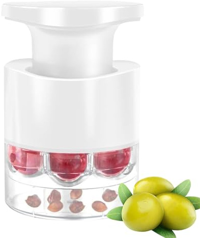 Yongmcxhhj Denoyauteur Cerise Dénoyauteur Mirabelle Dénoyauteur À 7 Trous Type À Poussoir Protection Anti-éclaboussures Pour Cerises Dattes Rouges Et Petits Noyaux De Fruits