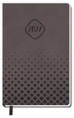 TRÖTSCH - Taschenkalender A7 Soft Touch Anthrazit 2027: Soft Touch Terminkalender