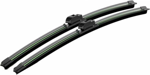 HYFJM Car Wiper Blades Front Windshield Wiper Blades 2pcs Windscreen Window Accessories for Nis&san for Juke F15 F16 2010-2023(Green,F15 (2010-2019))