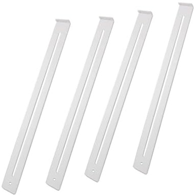 Drawer Repair Kit with Adjustable Steel Brackets for Wooden MDF Chipboard Drawers, Reinforce and Repair Sagging Bases 14-24 Inches(B)