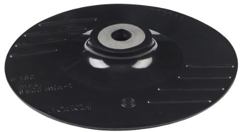 Bosch 2 609 256 257 - Plato lijador para amoladoras angulares, sistema de sujeción, 125 mm