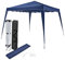 Juskys Vivara Tonnelle Pop Up, Tonnelle Pop Up Réglable en Hauteur, UV50+ et Hydrofuge, Tente de Jardin avec Sac, Tente de Fête pour Jardin (Bleu)(3x3m)