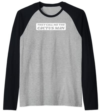 Loro mi chiamano il cactus man - originale Maglia con Maniche Raglan