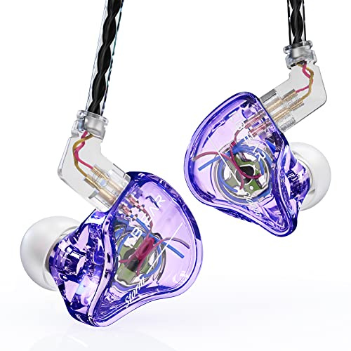 Yinyoo KBEAR Storm Earphones in Ear Monitor for Singers Drummers Musicians Bassists, Hi Res Wired Earbuds in Ear Headphones Custom IEM, Detachable OFC Silver-Plated Cable Auriculares