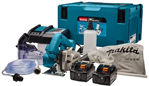 Scie circulaire diamant 18V LXT Ø125 mm (2x5,0 Ah) en MAKPAC - MAKITA DCC501RTJ