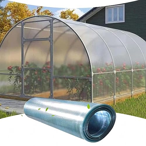 Polycarbonatplatten Kunststoff Dachplatte,Klar Glasfaserplatte,Verkleidungspaneele,Wintergarten-Paneele,Diy-Tunnel Gewächshausabdeckung,Uv-Beständig Ersatzplatten,Einfaches Schneiden,W×L-1.2x4m