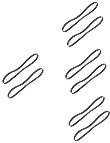 HEMOTON 8stücke Gummi-antriebsriemen Für Plattenspieler Hochwertiger Ersatz Für Phonographen Und Recorder Universelle Passform Für Optimale Klangqualität