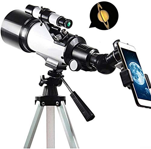 CCKUHN Teleskope für die Astronomie Celestron-Teleskop mit verstellbarem Stativ und Telefonadapter, tragbares Zielfernrohr für Kinder Erwachsene Anfänger Doppelter Komfort