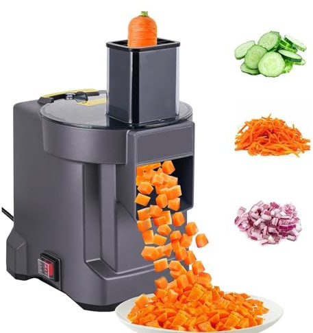 Picadora De Verduras Comercial 3 En 1, Picadora De Verduras Eléctrica De 100 W, Cortadora De Verduras Multifuncional, Máquina Trituradora Para Uso Comercial/Doméstico