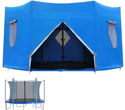 Genérico Tienda De Cama Elástica De 6/8/10/12 Pies, Cubierta De Trampolín para Trampolín Tienda con Sombrilla para Trampolín Cubierta para Sombra De Trampolín para Exteriores Accesorios
