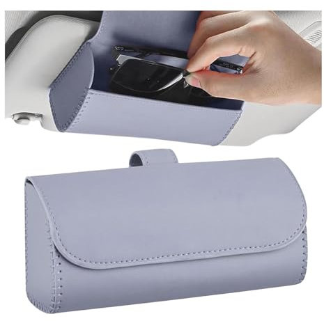 ChAiry Auto Brillenhalter Sonnenblende Brillenetui für B&MW X1 X4 X5 X6 Auto Visier Brillenetui Leder Auto Organizer Brille Aufbewahrungsbox Halter