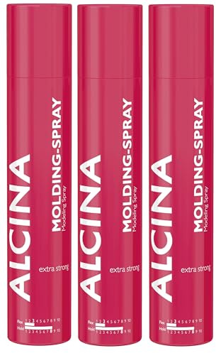 3er Molding Spray Alcina Extra Strong mit Aerosol je 200 ml = 600 ml