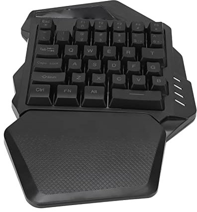 Tastiera da Gioco con una Sola Mano Tastiera da Gioco con Illuminazione RGB Wireless ABS 35 Tasti