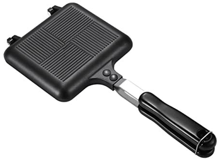 Cabilock Poêle À Griller Avec Couvercle Poêle À Snack Poêles À Frire Antiadhésives Machine À Toast Machine À Tortillas