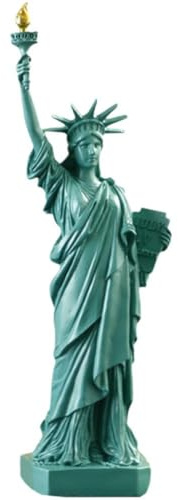 Keuyeo Retro-Freiheitsstatue, Figur, Skulptur, Kunstharz, Ornamente, Göttin, Freiheitsstatue, Desktop-Sammlung, Souvenirs, Heimbüro-Dekoration