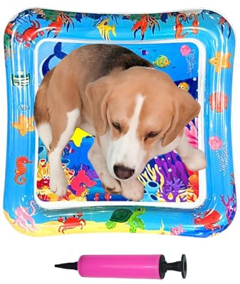 Alfombra de juego para niños - Alfombra de juego con sensor de agua | Alfombrilla Acquatic impermeable para bebés - Área fresca para interior suave Lavado de platos Suave Sensor refrescante para