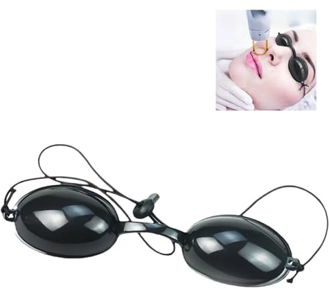 Sunbed Goggles Sunbed Eye Protection,UV & Infrared Eye Goggles,Suitable for Sunbathing,Adjustable Safety Tanning Gogg/les,Home beauty,Protective Gogg/les for Eye Protection,La/ser Safety Glasses