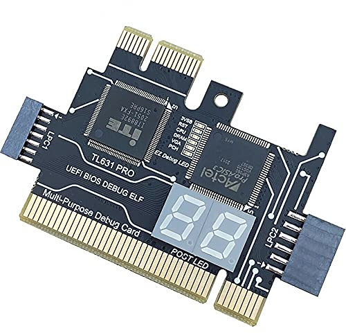 Asyduey TL631 Pro Multifunktions Desktop Laptop LPC-DEBUG Postkarte PCI PCI-E Mini PCI-E Hauptplatine Diagnose Analysator Tester,A