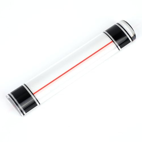 6.3in/16cm Magnifying Clear Ruler with Red Sliding Marker, Magnetic Reading Magnifier Bar Glass for Books Page Mahjong Line Finder for Reading Small Print Cross Stitch Bible Card Games