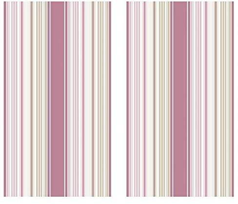 Galerie Smart Streifen Tapete – Pink, rose, Full roll (10M x 53 cm)