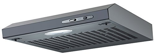 Cookology Wall Mounted Kitchen Visor Cooker Hood | 50cm Extractor Fan in Stylish Black