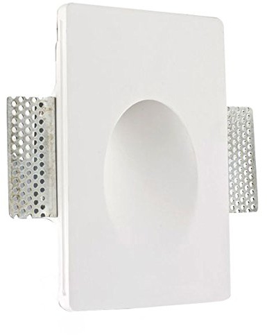 IsoLED Gips-Wand-Einbauleuchte, quadratisch, GU4/MR11, grosse Bauform