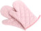 Voarge Gants de Cuisine, Résistants à la Chaleur Gants de Four Épais Résistants à la Chaleur Gants de Cuisine, 1 Paire, Rose
