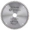 Disco de corte de carburo de tungsteno 180 mm 60 dientes para acero, aluminio, madera, plástico