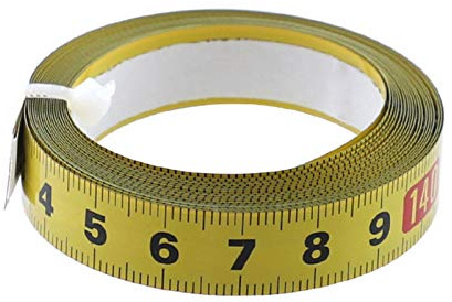 Sue-Supply Metrisches Maßband 1-5 Meter Selbstklebendes Maßband Von Rechts Nach Links, Von Links Nach Rechts, Von Der Mitte Nach Links Nach Rechts, 1/2/3/4/5M