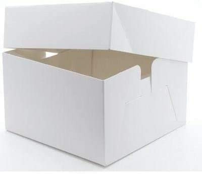 Cake N Bake Kuchenbox mit Deckel, 12,7 x 30,5 cm, Weiß, 12,7 x 30,5 x 15,2 cm (Standardhöhe))