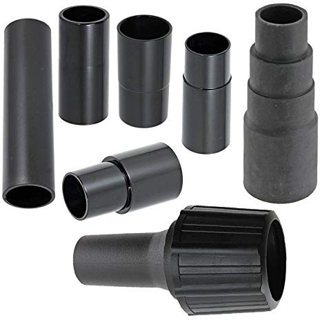 SPARES2GO Universal Sander Planer Dust Extraction Power Tool Adapters, Compatible with The Majority of Vacuum Cleaners (Pack of 7, 26mm, 30mm, 32mm, 35mm, 38mm)