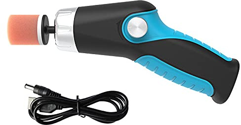 KKPLZZ Mini Wireless Auto Poliermaschine, Auto Kratzer Entferner Maschine Elektro Auto Polierer Schleifer Puffer Lack Pflege Werkzeug Set Einstellbare Geschwindigkeit Auto Lack Kratzer Reparatur