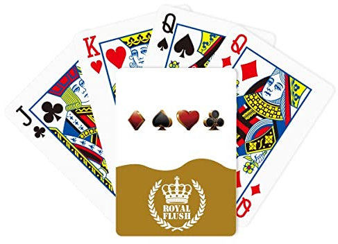 Spaten Heart Diamond Club Muster Royal Flush Poker Spielkartenspiel